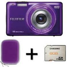 Camara Digital Fujifilm Finepix Jx550  Purpura 16 Mp Zo X 5 Hd Lcd 27 Litio   Funda   Tarjeta 8gb